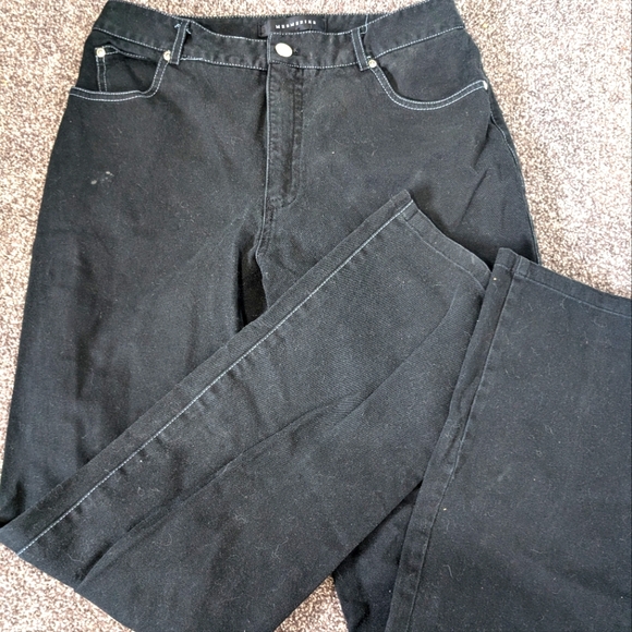 Black Boyfriend Jeans - US 8 - Picture 2 of 7